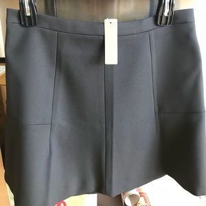 J. Crew Fluted Skirt in Double Crepe
